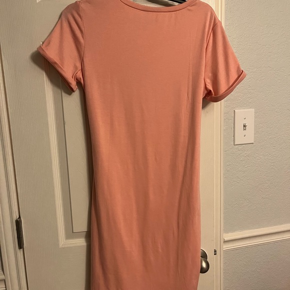 Coral tshirt dress - Picture 4 of 4